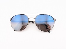 Maui Jim Sunglasses, MJ830-02C Waterfront STG-DM, 55-18-140, Metal, Italy