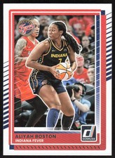 2025 Donruss WNBA Aliyah Boston Basketball Card #1 - Indiana Fever
