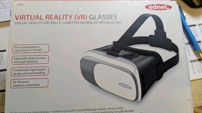 Ednet Virtual Reality (VR) Glasses Brille für Smartphones von 4,7 bis 6 Zoll top