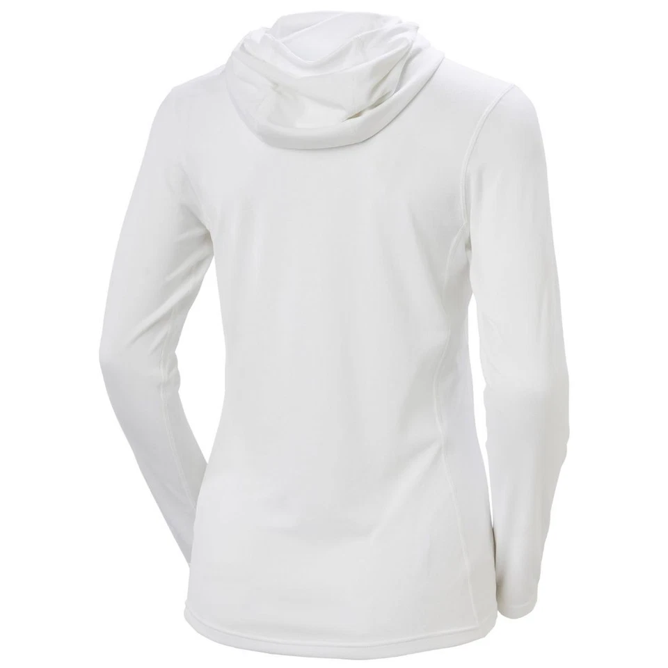 Sudadera con capucha para mujer Helly Hansen Lifa Active Solen, blanca, pequeña Foto 2 de 4