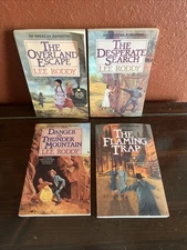 Lot 4 An American Adventure Lee Roddy Christian Series Books 1 -3, 5 PB 1989-90