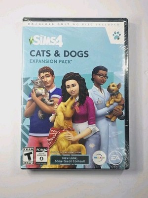 Sims 4: Cats & Dogs  PC Expansion Pack Sealed New