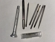 Vintage Great Neck Jeweler Screwdriver Set Miniature Bonus Dual Piece Pocket 3"