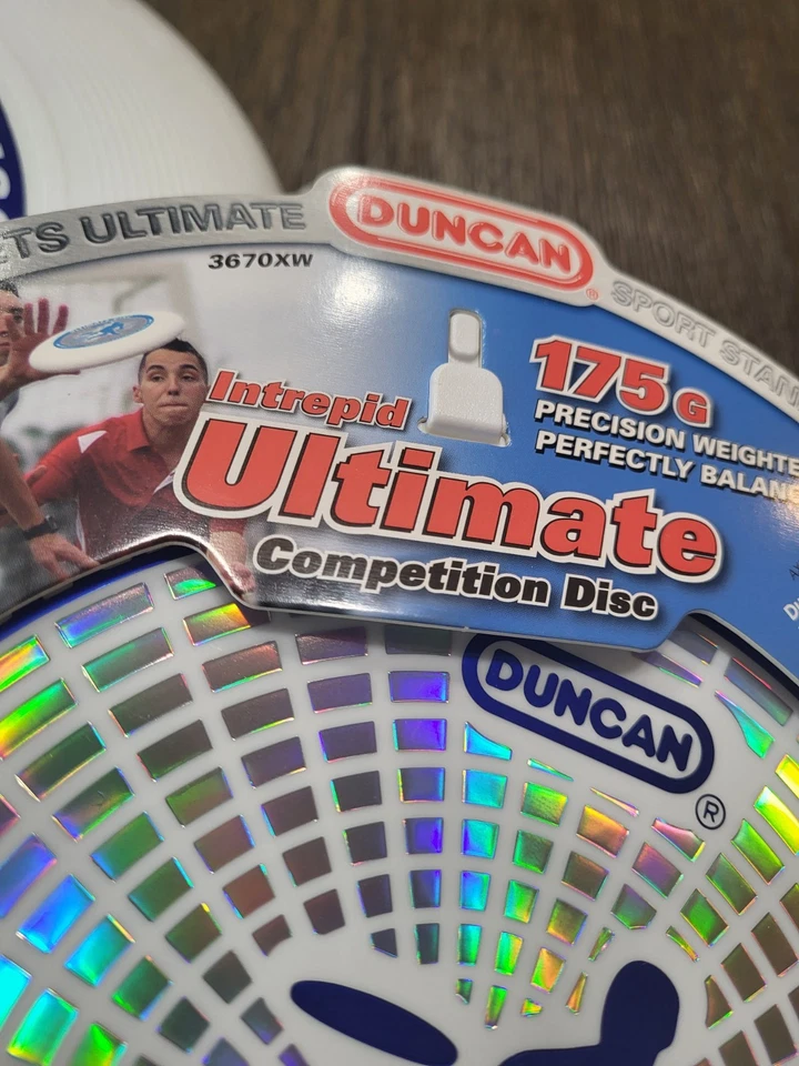 (2) Duncan Intrepid Ultimate Competition 175g Precision Weighted Frisbees White - Image 4 of 4