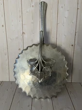 Vintage Aluminum Silent Butler Pan Bed Warmer 