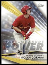 2020 Topps Pro Debut #TMP-NG Nolan Gorman Tape-Measure Power