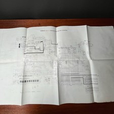 VINTAGE YAMAHA CS-60 SYNTHESIZER BLOCK/CIRCUIT DIAGRAM 39"X23"