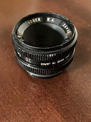Vtg Bogen Wide Angle 40mm f/3.5 Darkroom Enlarging Lens 24x36 Made in Japan
