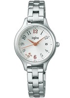 Seiko Alba Ingenu AHJK464 Jdm Damenuhr WeißEs Zifferblatt Edelstahl Quarz