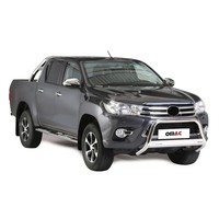 FrontbüGel FrontschutzbüGel FüR Toyota Hilux 2015-2019 ø63Mm Stahl Silber Schutz