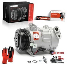 Air Conditioner AC Compressor with Clutch Compatible with Chevrolet Silverado