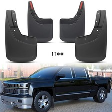 Heavy Duty Mud Flaps for Silverado, Premium Front Rear Mud Splash Guards Kit for