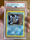 2000 POKEMON ROCKET PRERELEASE #8 DARK GYARADOS-HOLO PSA 7