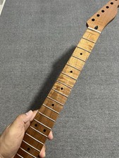 stainless steel Fret 22Frets Flame Maple Electric guitar Neck Bone Nut