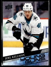 2020-21 Upper Deck Young Guns Joel Kellman Rookie San Jose Sharks #498