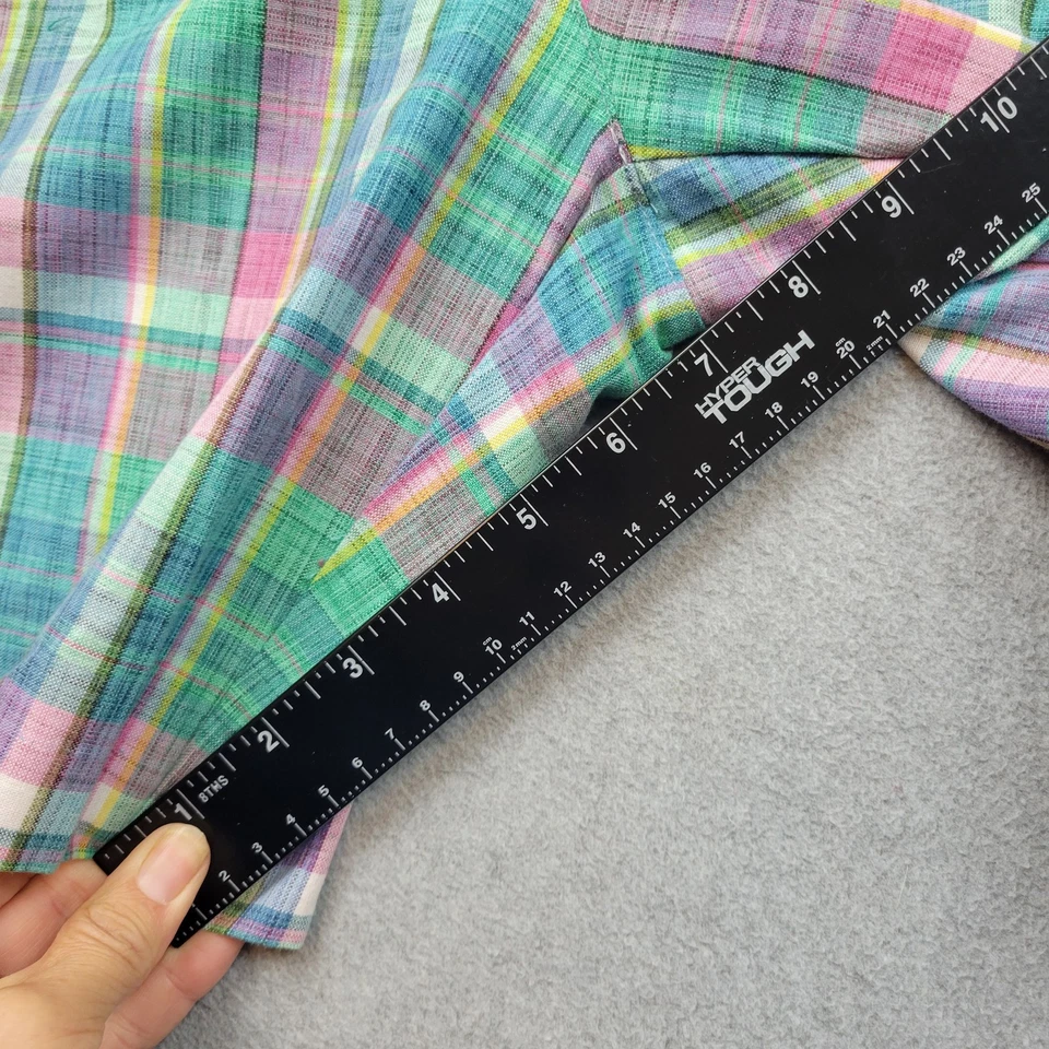 Pantalones Cortos de Golf EP Pro Para Mujer a Cuadros Talla 16 Arco Iris Preppy Malibu Bermudas Nuevos Foto 3 de 4