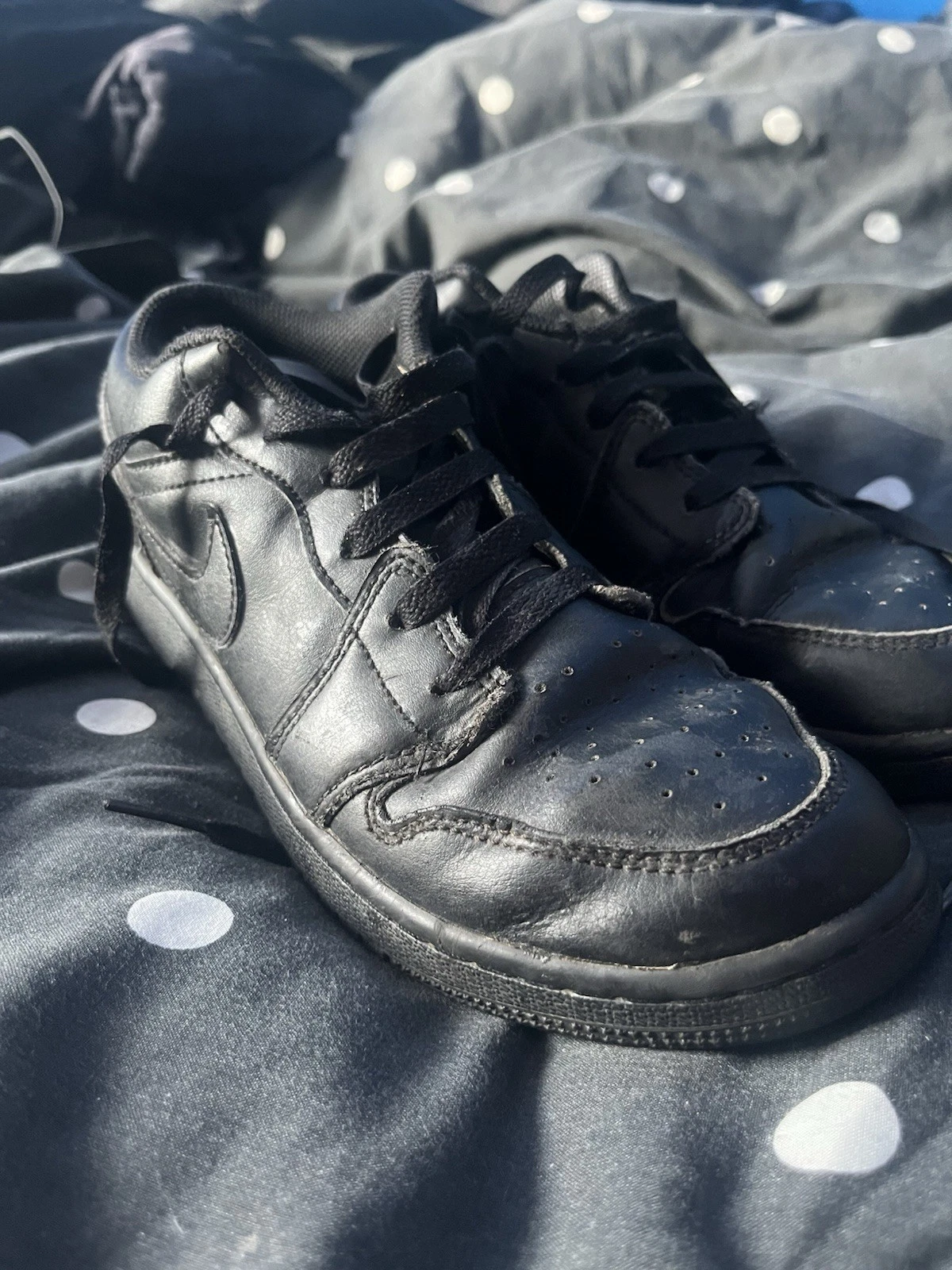 Jordan 1 Low taglia 5 5 triplo nero