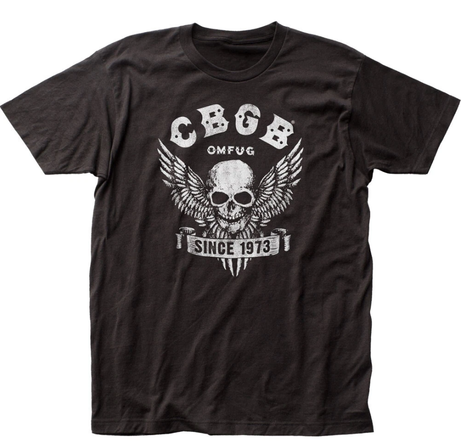 CBGB Since 1973 T Shirt Mens Punk Rock Music Club Band Tee Vintage Black S-4XL
