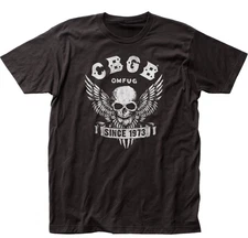 CBGB Since 1973 T Shirt Mens Punk Rock Music Club Band Tee Vintage Black S-4XL