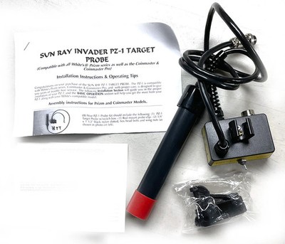 Sun Ray PZ-1 Invader Probe for White s Prizm, Coinmaster, and Coinmaster Pro Ser