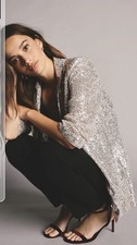 NEXT GOLD EMBELLISHED SEQUIN BLAZER JACKET  SIZE UK8 EUR36, NEW WITH TAG RRP £68