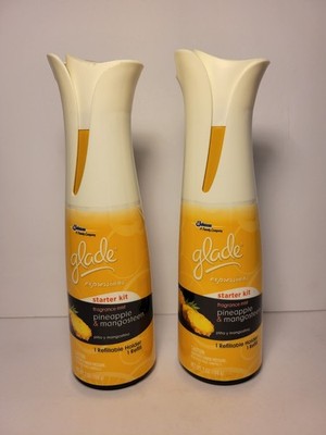 3 Vintage Glade Expressions Pineapple Cotton Starter Kit Spray Mist Room Air 