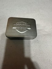 Harley Davidson Playing Cards In Silver Tin Sealed Cards