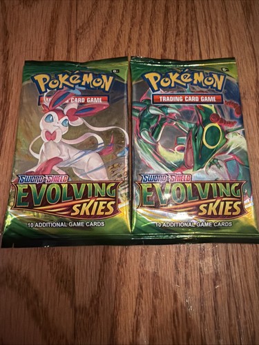 2016 Nintendo Pokémon TCG Sword & Shield Evolving Skies Booster Pack Sealed