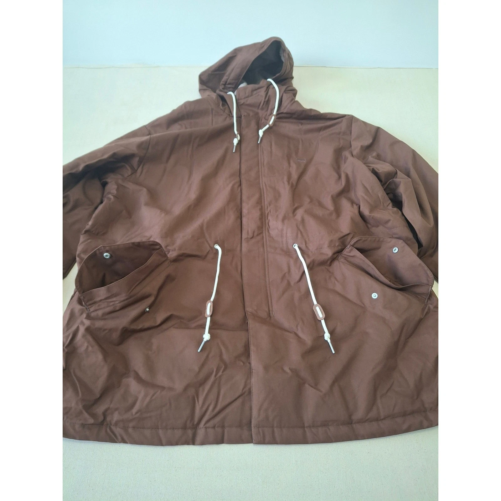 NEW Levis Strauss Harrison Parka Jacket (Wild Road Brown) XXL - product detail image 7