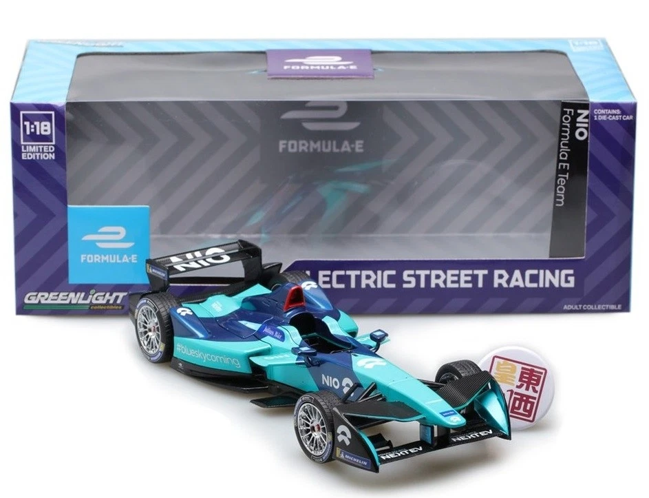 GREENLIGHT, Formula E NIO FIA Team Electric Team Racing 2018, 1/18, GREEN18111 - Immagine 3 di 3