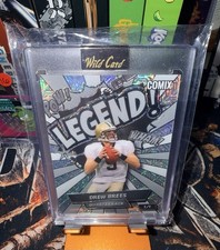 2025 Wild Card Comix Rookie And Legend DREW BREES LEGEND 1/1!. rookie card picture