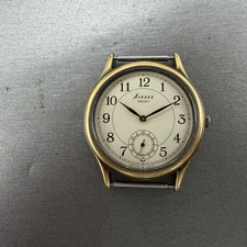 Seiko Avenue Watch Men 31mm White Dial Gold Tone Small Seconds 2G28-6130 PARTS