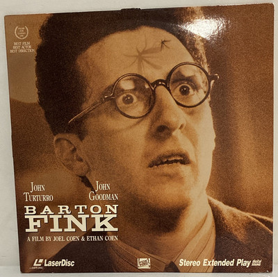 Barton Fink (1991) LaserDisc R CC Drama Comedy John Turturro Coen Bros