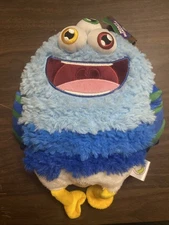 2019 Animal Adventure Montee Mongoose 3-Eyed Monster Blue Stuffed Animal Toy