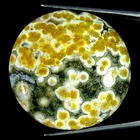 42.80Cts Natural Ocean Jasper Cabochon Loose Gemstone 31x31x5mm Round