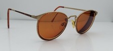 Vintage Rem Gold Metal Oval Sunglasses FRAMES ONLY Japan