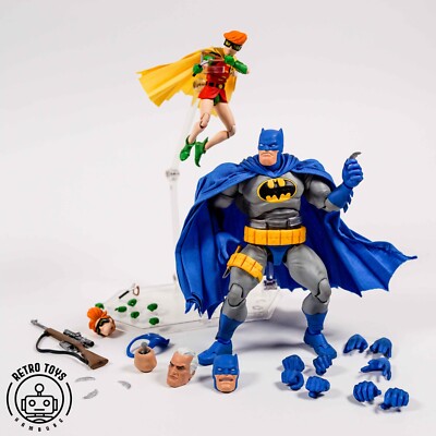 MAFEX BATMAN & ROBIN MEDICOM 139 100% Komplett The Dark Knight DC Comic #139
