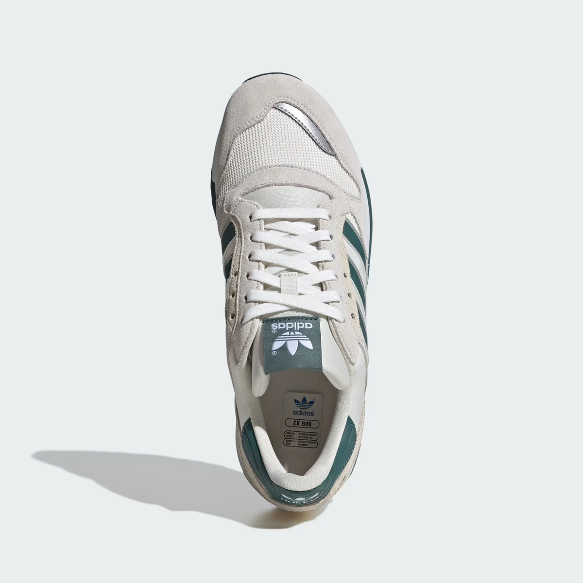 adidas Originals Men's ZX 600 Trainers in Crystal White