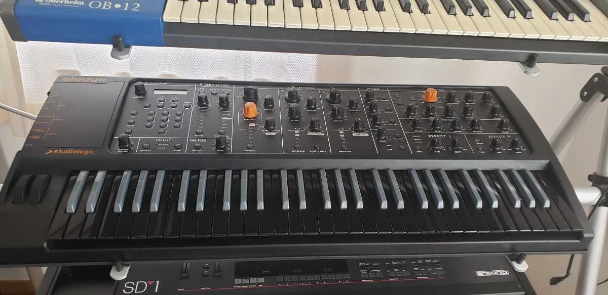 Vintage Waldorf SD 1 Studiologic Sledge Black Edition Keyboard