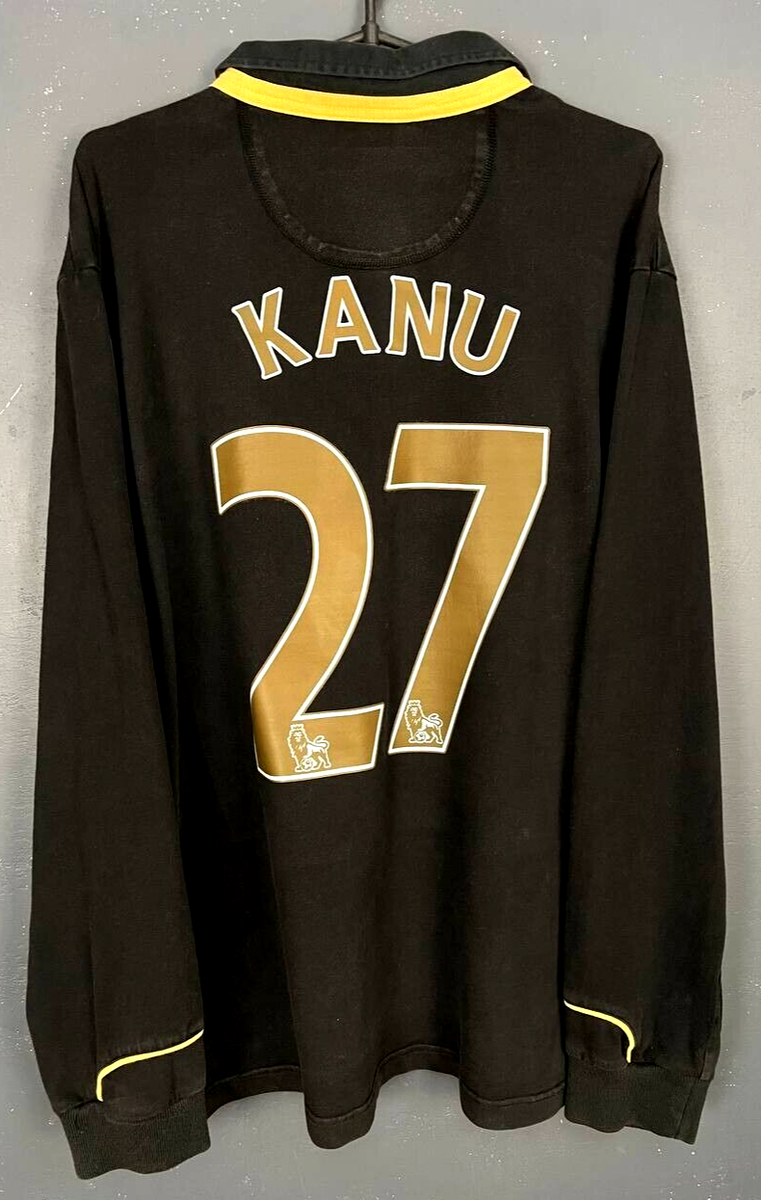 KANU #27 MEN FC PORTSMOUTH 2007/2008 POMPEY SOCCER FOOTBALL SHIRT