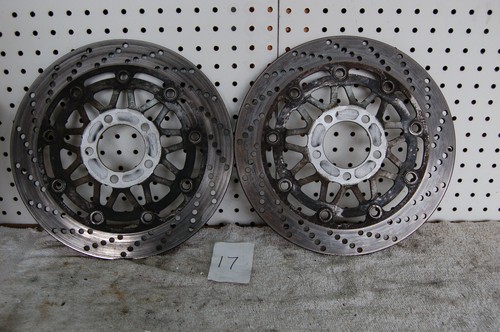 1996 SUZUKI RF900 FRONT BRAKE ROTORS - 1 PAIR - Foto 4 di 6