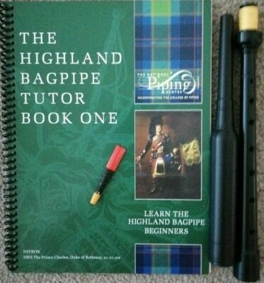 Dudelsack Starterpaket McCallum Standard Praxis Chanter NPC Tutor Buch, Schilf