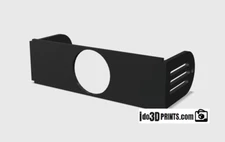 Universal DIN Gauge Pod - 52mm (2-1/16") Single pod radio mount