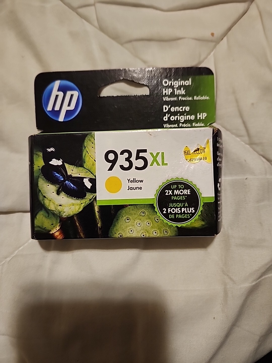HP 935XL Yellow Ink Cartridge-C2P26AN Exp 08/2023 For:6812,6815,6230,6830,6835🟡