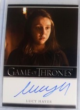 2018 GAME OF THRONES LUCY HAYES AUTO AUTOGRAPH LADY KITTY FREY