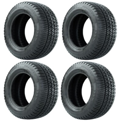 Set of 4 Golf Cart Street Tires 215/50-R12 GTW Fusion SR Steel Belted Radial