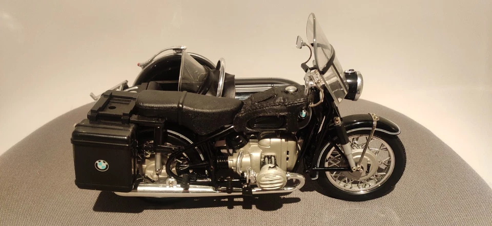 MOTO Sidecar 1/10 BMW R60/2 - 1960 - TOOTSIETOY - Photo 2/4