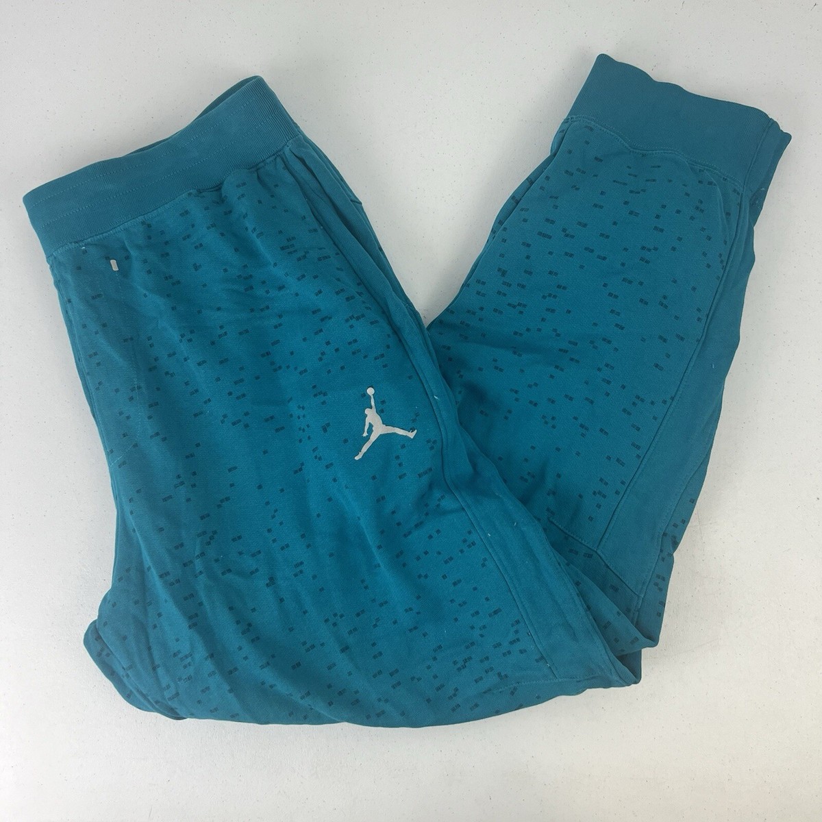 2014 Nike Air Jordan Flight Future Remix Pants Joggers Teal Mens 3XL Retro  Gym