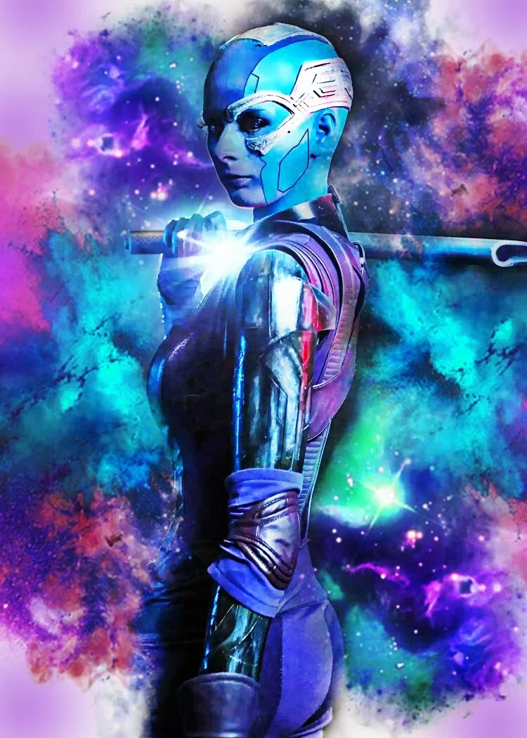 Nebula Superhero 2/5 ACEO Art Print Card By.Marci | eBay
