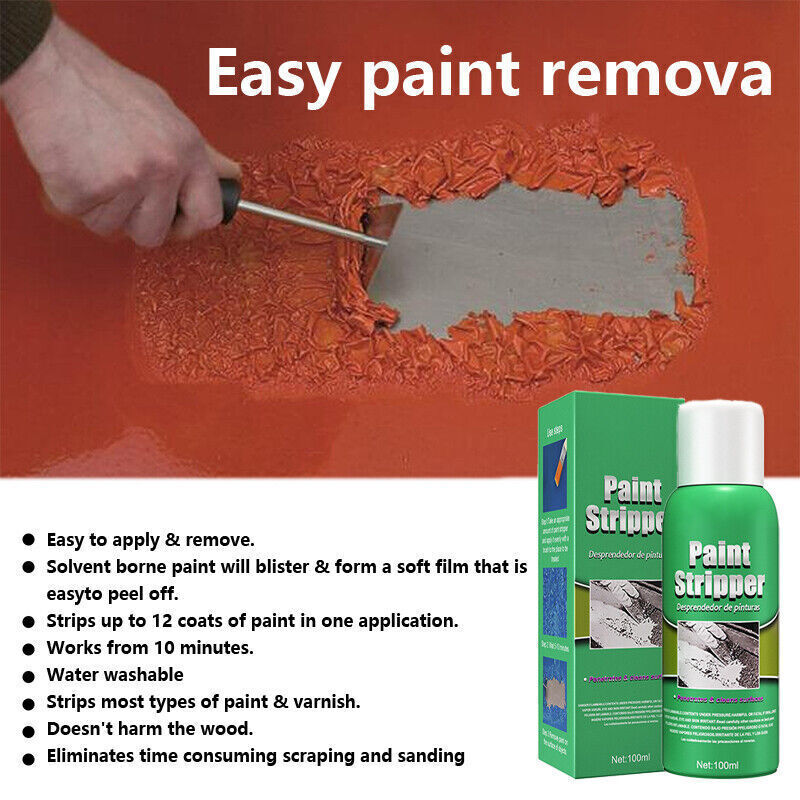 Industrial Strength Paint Stripper /Paint Remover for Metal Wood Glass